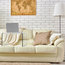 Modern C-Style Vertical Side Table in Clear