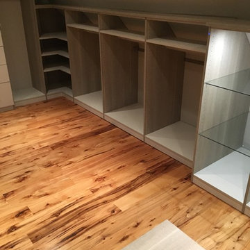 Attic Turned Walk-In