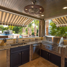 outdoor kitchen