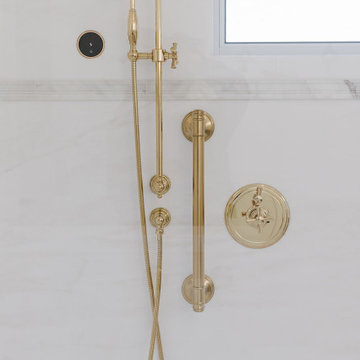 Berkeley Primary Bathroom Addition with Moroccan Brass Details