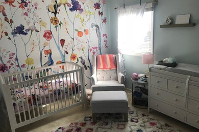 シカゴにあるおしゃれな赤ちゃん部屋の写真