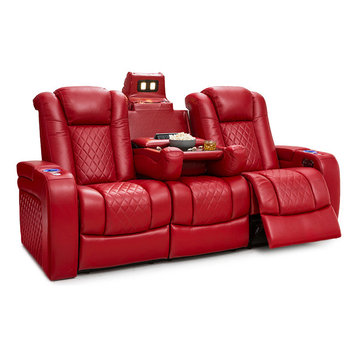 The 15 Best Red Theater Seating For 2022 Houzz The 15 Best Red Theater Seating For, Red Leather Theater Sofa