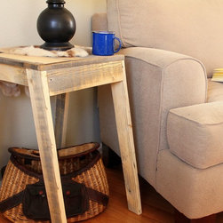 Reclaimed Wood Side Table - Side Tables And End Tables