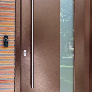 Modern Aluminum Clad Entry Door in Wilmette, IL