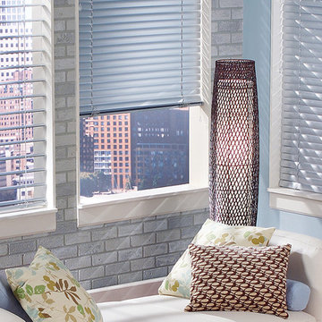 BLUE ALUMINUM BLINDS - MACRO METAL BLINDS - Hunter Douglas