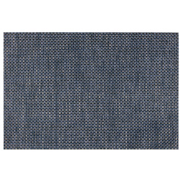 Blue Brown Weave Placemat, 18"x12"