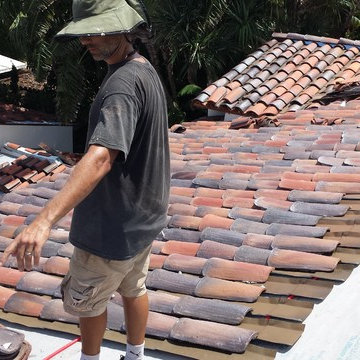 D. Wade Artezanos Hybrid Clay Barrel Tile Roof with "Invisible" Solar Thermal