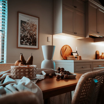 Nostalgic kitchen with all the mod-cons