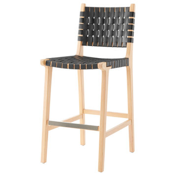 Marco PU Counter Stool in Black