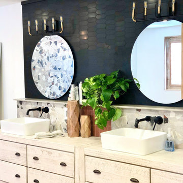 Modern Home Remodel - Master Vanities
