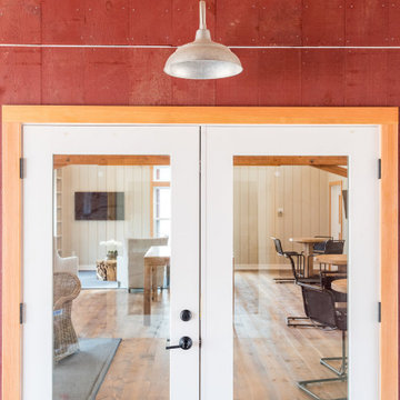 SImple barn utility light becomes a GeoBarns signature element