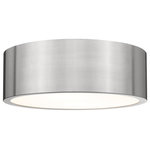 Z-Lite - Z-Lite 2302F3-BN Harley 3 Light Flush Mount in Brushed Nickel - Inspiring with an easy, casual feel, the Harley modern three-light flushmount ceiling light delivers simple elegance with a hint of industrial design elements. A simple ring silhouette forms its drum shade made of brushed nickel finish steel, creating a versatile fixture for a low-key but tasteful look in a kitchen, dining space, or living area.
