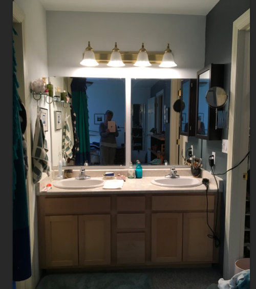 Bathroom Vanity 60 In Space 63 Help, 61 Inch Vanity Top Double Bowl Sink Right Side