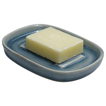 Blue Celadon Soap Dish
