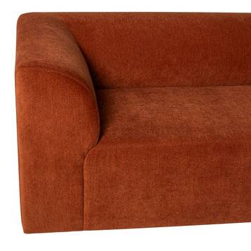Isla Terracotta Fabric Triple Seat Sofa, Hgsc777
