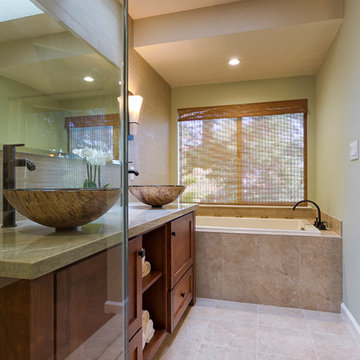 Walnut Creek, Ca | Yoko Oda Interior Design | Zen Bathroom & Effortless Elegance