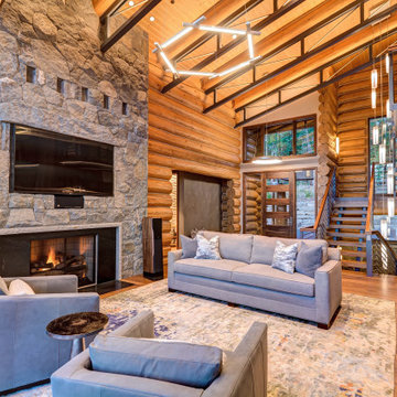 Breckenridge Contemporary Log Cabin