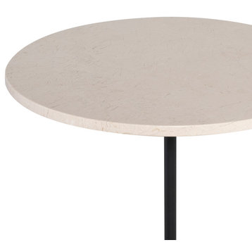 Bianca Side Table, Cappuccino