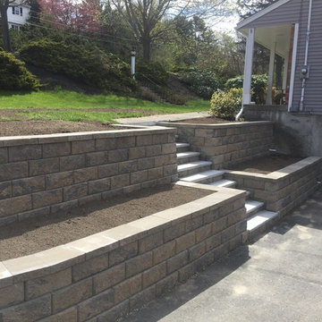 North Andover MA retaining wall