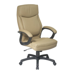 Mid Back Leather Executive Office Chair - Office Chairs