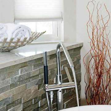 Modern Eclectic Master Bathroom- North Wales, PA
