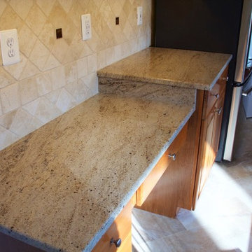 Millennium Cream & Betuliare Granite Kitchen - Sterling VA