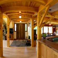 different entry floor color