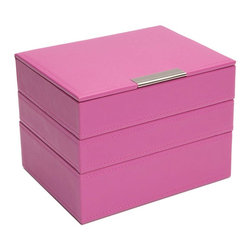 Mini Stackable Tray Set in Orchid - Jewelry Boxes And Organizers