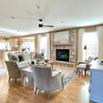 Chesterfield Mo-Traditional Living Room refresh