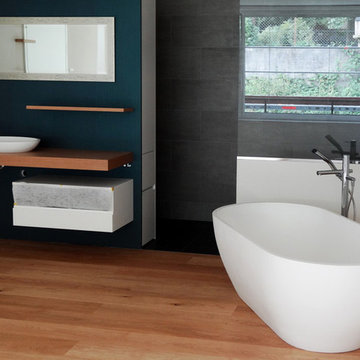 Badeloft Freestanding Bathtub 'BW-02-XL' UPC Certified StoneResin Matte or Gloss