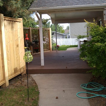 Low-Maintenance Deck with Privacy Fence