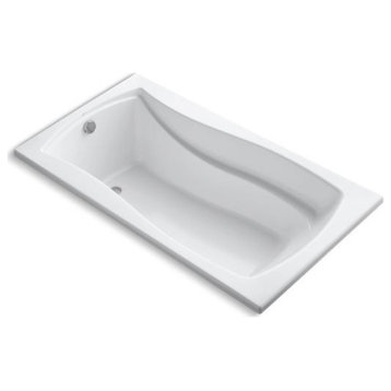 Kohler Mariposa 66" X 36" Drop-In Bath with Reversible Drain, White