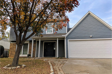 Inspiration for a timeless exterior home remodel in Dallas