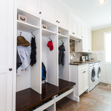 Hemlock mud room