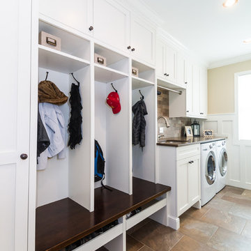 Linda's Mudroom + Laundry Room