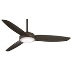 Minka Aire - Concept Iv Led 54" Ceiling Fan, Oil Rubbed Bronze - Stylish and bold. Make an illuminating statement with this fixture. An ideal lighting fixture for your home.