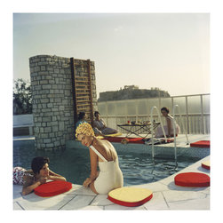 Slim Aarons, Penthouse Pool, 1961 - Artwork