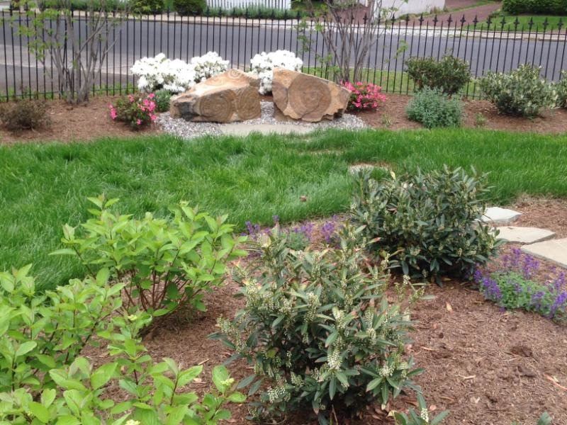 Historic Doylestown Cemetery-Artisan stone benches for Memorial Gardens