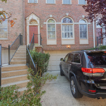 Urban Elegance Revived: Three-Story Townhome Transformation in Urbana, MD