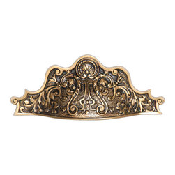 Inviting Home Inc. - Kensington Bin Pulls, 24K Satin Gold - Cabinet And Drawer Handle Pulls