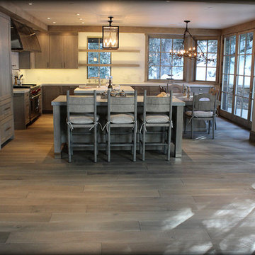 Wire-Brushed Wide Plank Oak