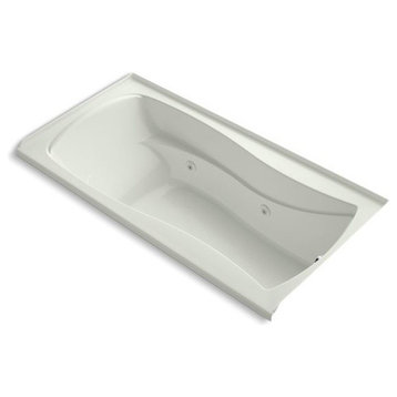 Kohler Mariposa 72"x36" Alcove Whirlpool With Heater and Right-Hand Drain, Dune