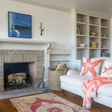 fireplace mantle