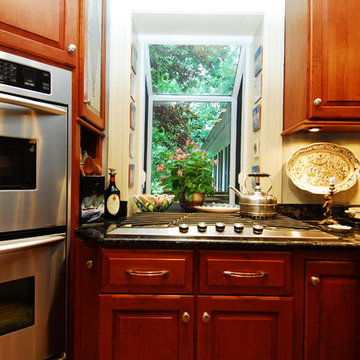 Transformed into an Award Winning Traditional Cherry Kitchen in Potomac Mills