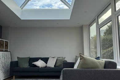 This is an example of a contemporary conservatory in Manchester.
