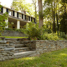 outside stone walls