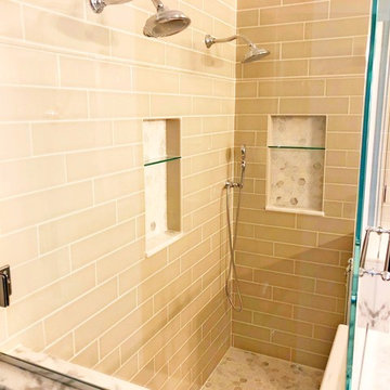 Bathroom Remodel with Mosaic Floor Tile