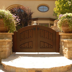 Tuscan Style Gates - Home Fencing And Gates