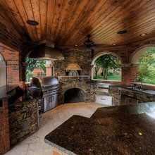 outdoor kitchen