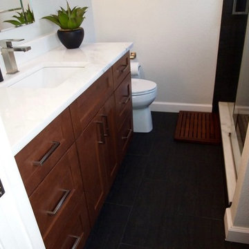 Barn Door Shower and Bathroom Remodel In Palm Harbor